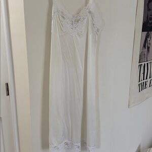 Elegant White Lace Slip Dress